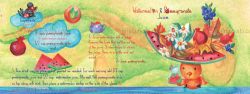 This recipe design for site http://www.theydrawandcook.com Watermelom and Pomegrant Juice